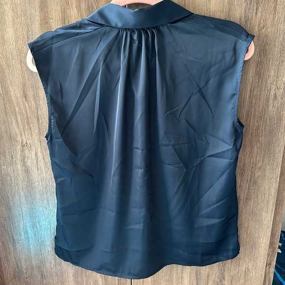 BNWT navy satin blouse - Picture 2 of 6